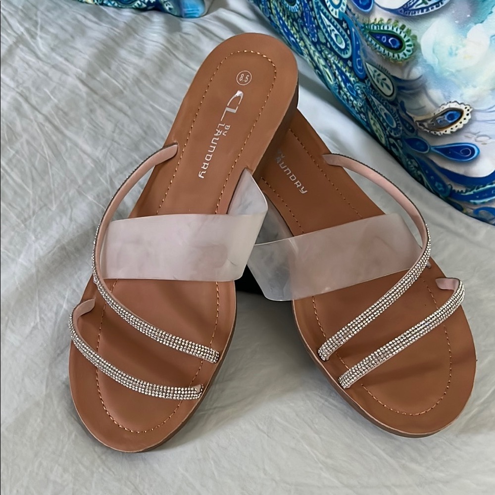💗Life Stride Women's Blush and Silver Sandals